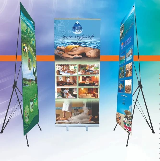 X banner ve roll-up